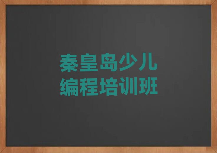 秦皇岛少儿编程培训班
