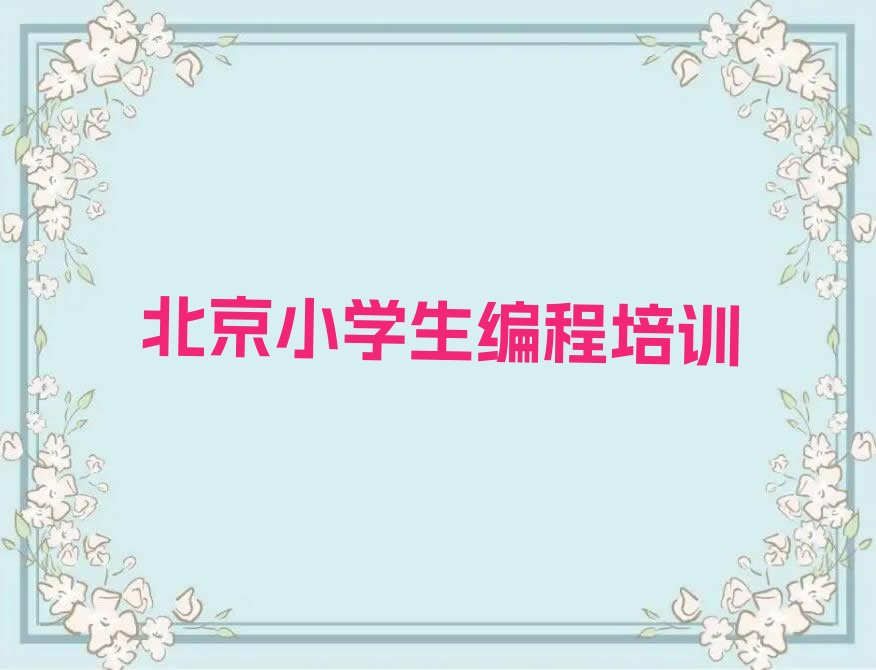 小学生编程