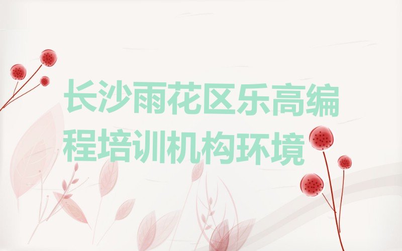 十大长沙雨花区乐高编程培训机构环境排行榜