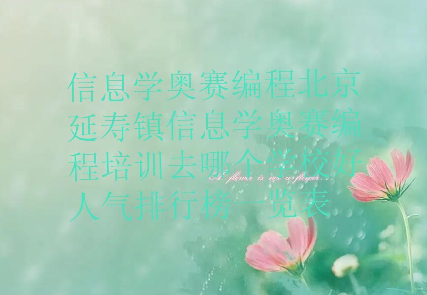 北京少儿编程培训中心