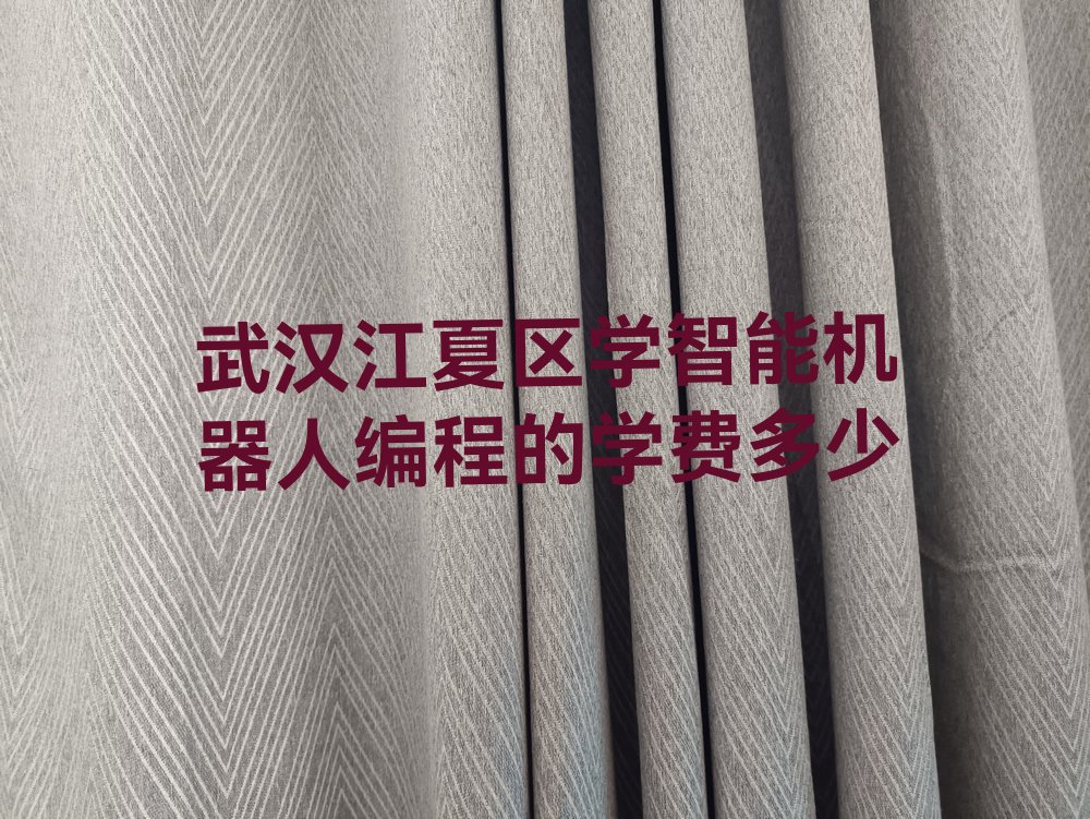 十大武汉江夏区学智能机器人编程的学费多少排行榜