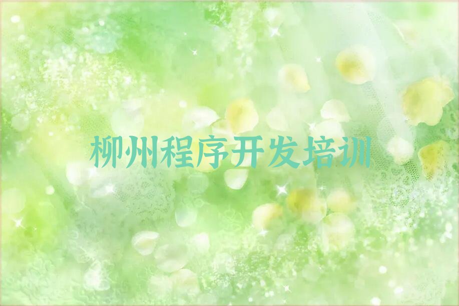 柳州城中区公园Python编程人工智能培训学校