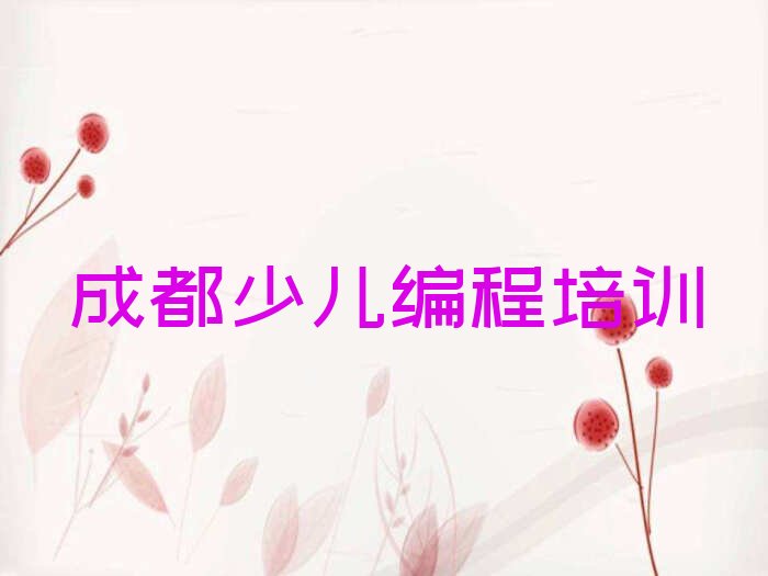 成都龙泉驿区西河镇儿童编程培训学校