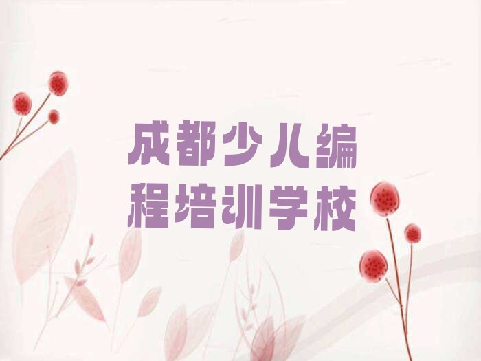 成都少儿编程培训学校