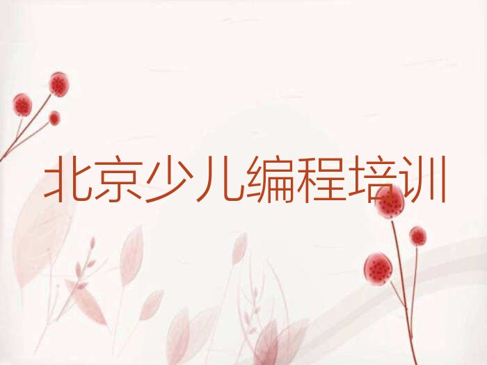 十大北京海淀区培训少儿NOIP编程竞赛学费多少钱啊排行榜