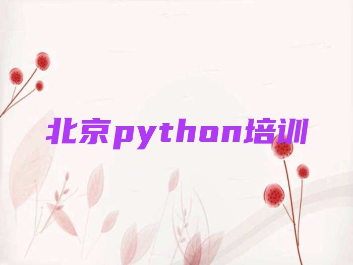 十大北京北京经济技术开发区python培训地址推荐排名名单一览表排行榜