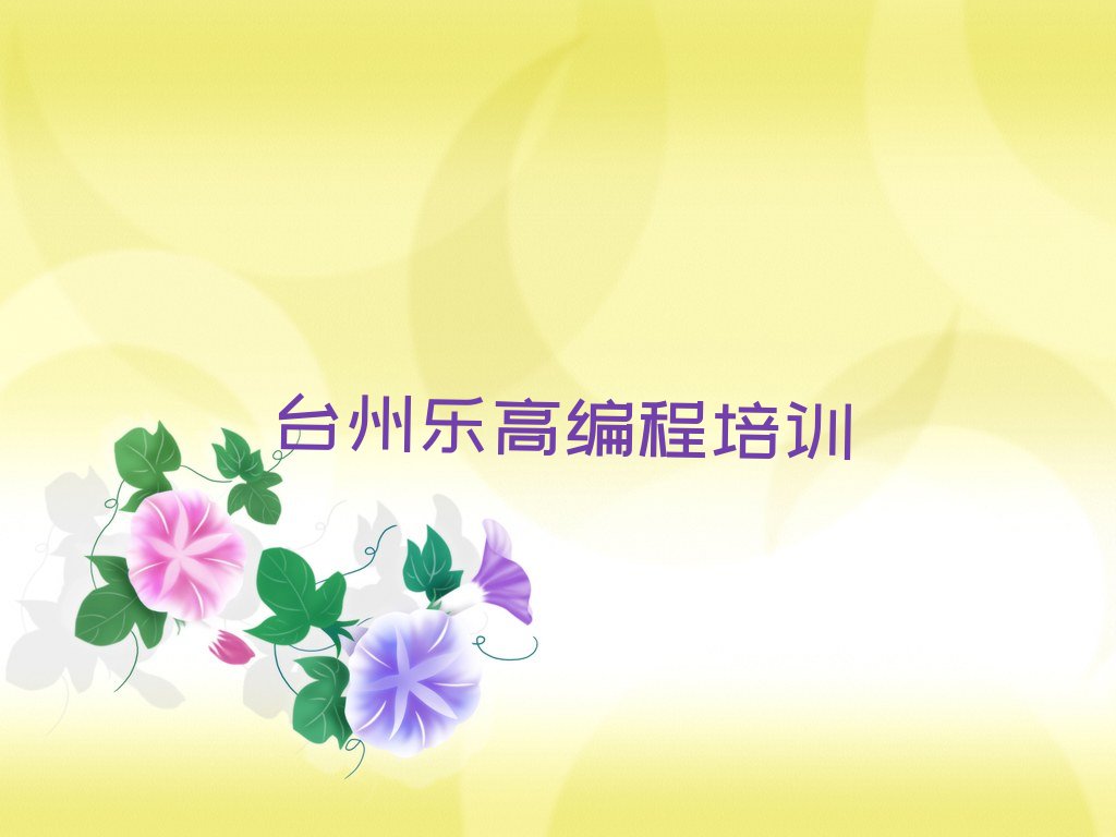 十大台州黄岩区乐高编程培训班排行榜