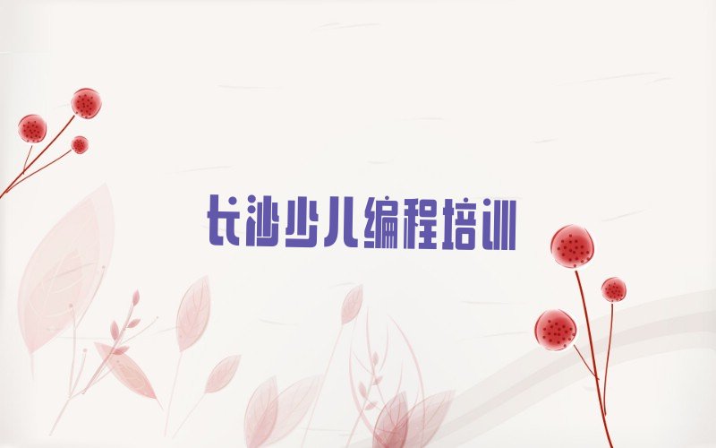 长沙开福区少儿编程培训