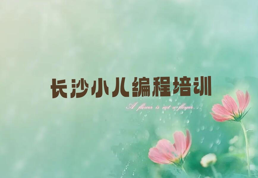 长沙少儿编程培训