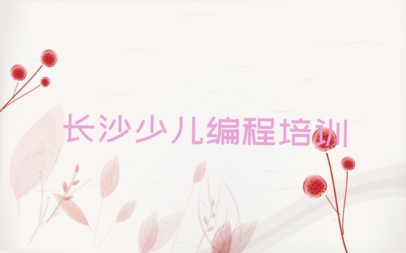长沙少儿编程培训班