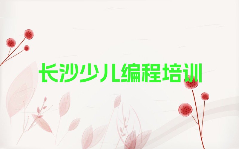 长沙天心区少儿编程培训