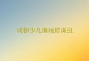 成都温江区学小学生编程比较好的学校