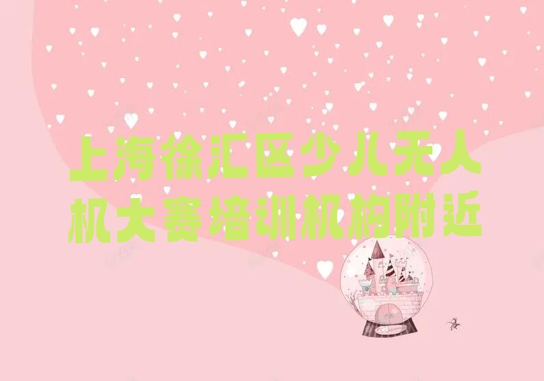 上海徐汇区少儿无人机大赛培训学校