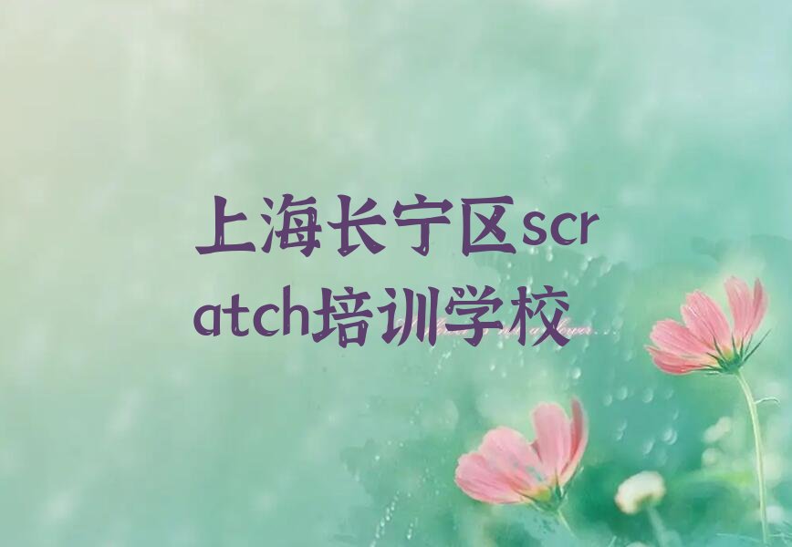 上海长宁区scratch培训学校