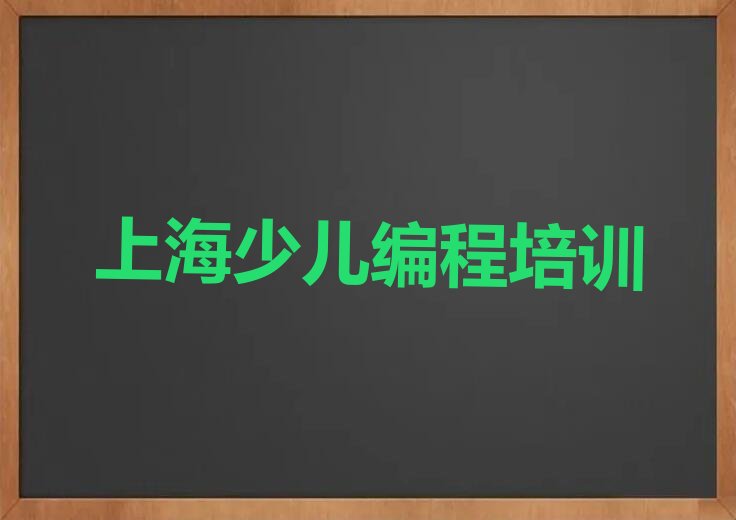 上海嘉定区中学生编程培训学校