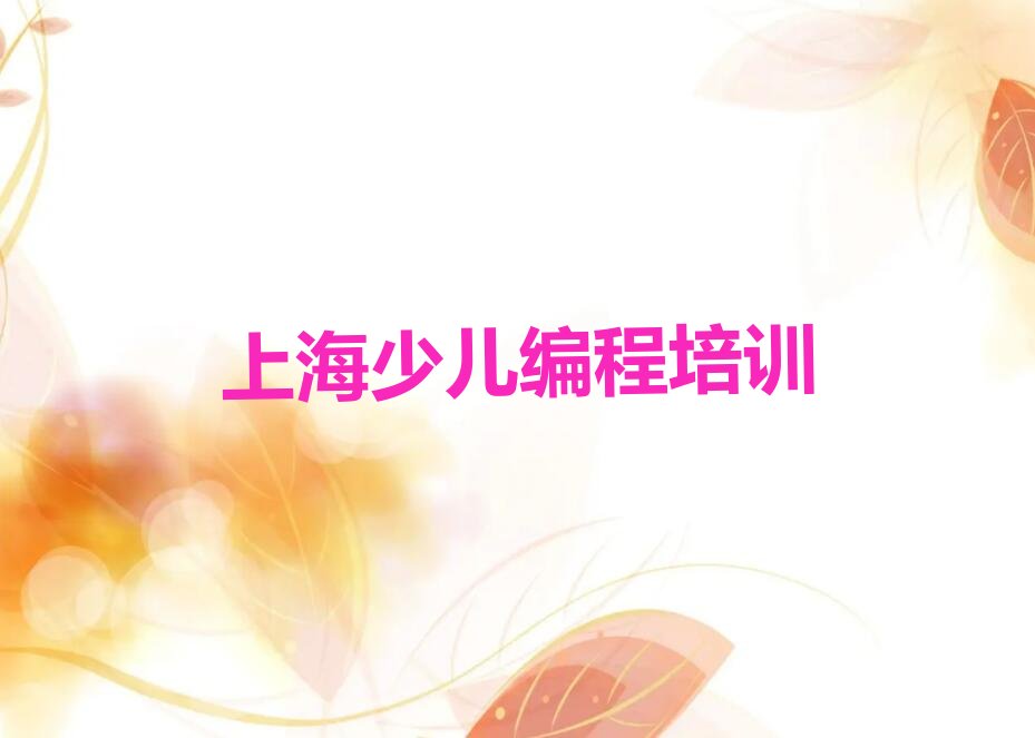 十大上海嘉定区哪里有中学生编程培训速成班排行榜