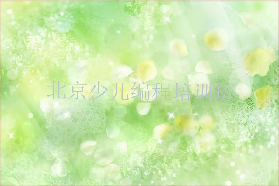 北京少儿编程培训班