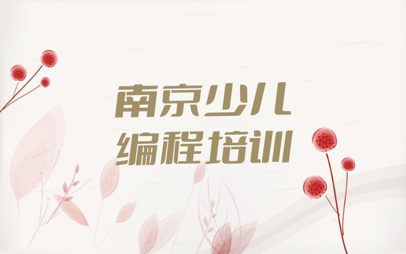 南京少儿编程Python培训学校