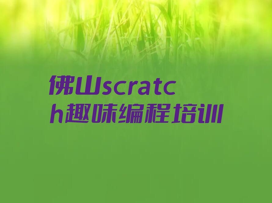 佛山高明区少儿编程培训中心