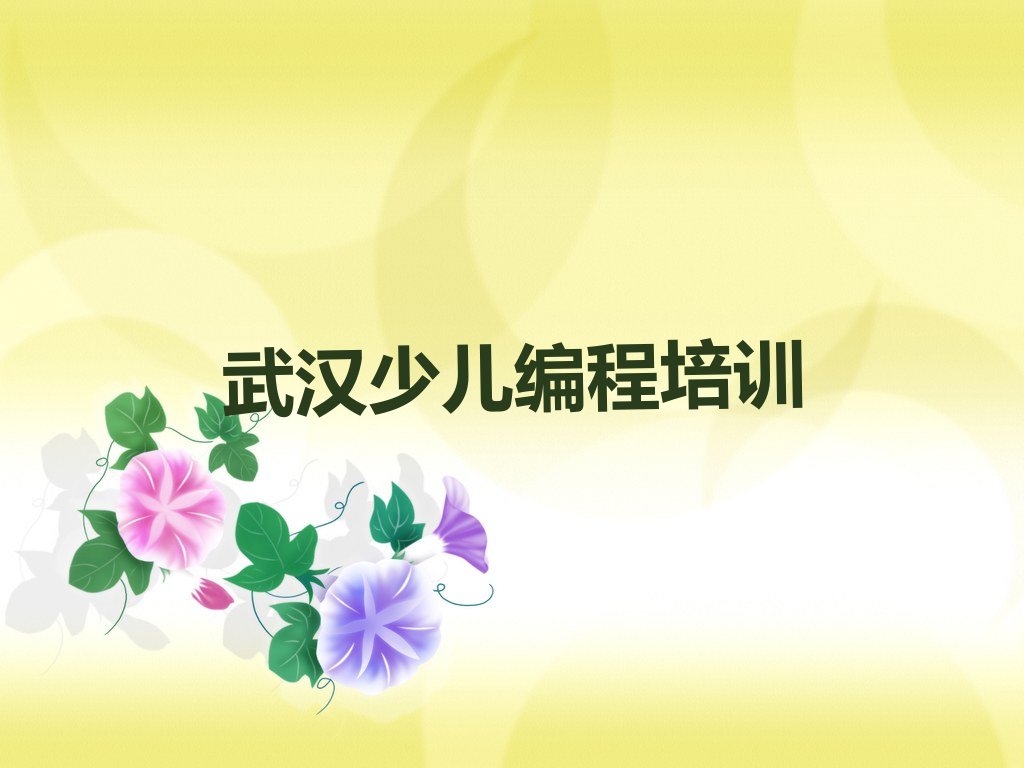 武汉汉阳区琴断口街道scratch培训学校