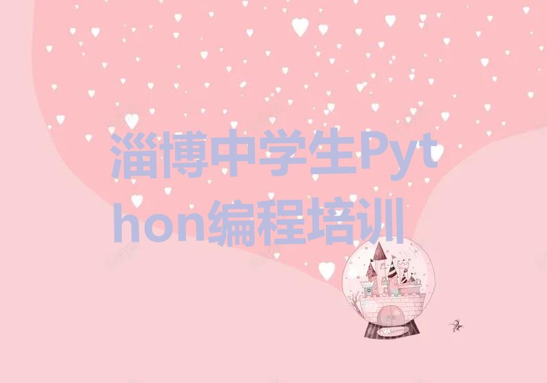 淄博博山区城东街道中学生Python编程培训学校
