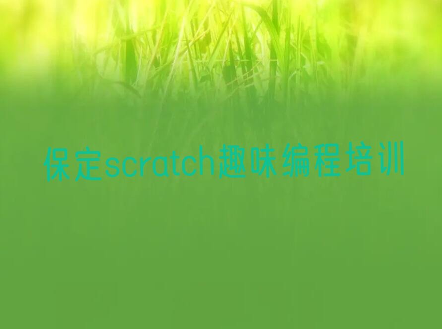 保定少儿编程培训中心