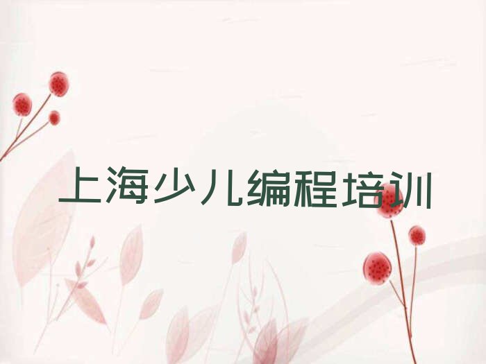 上海宝山区少儿编程培训班