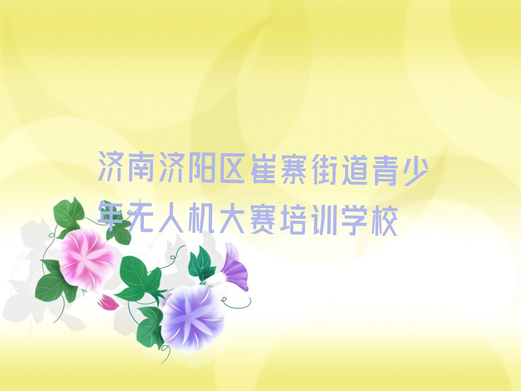 青少年无人机大赛