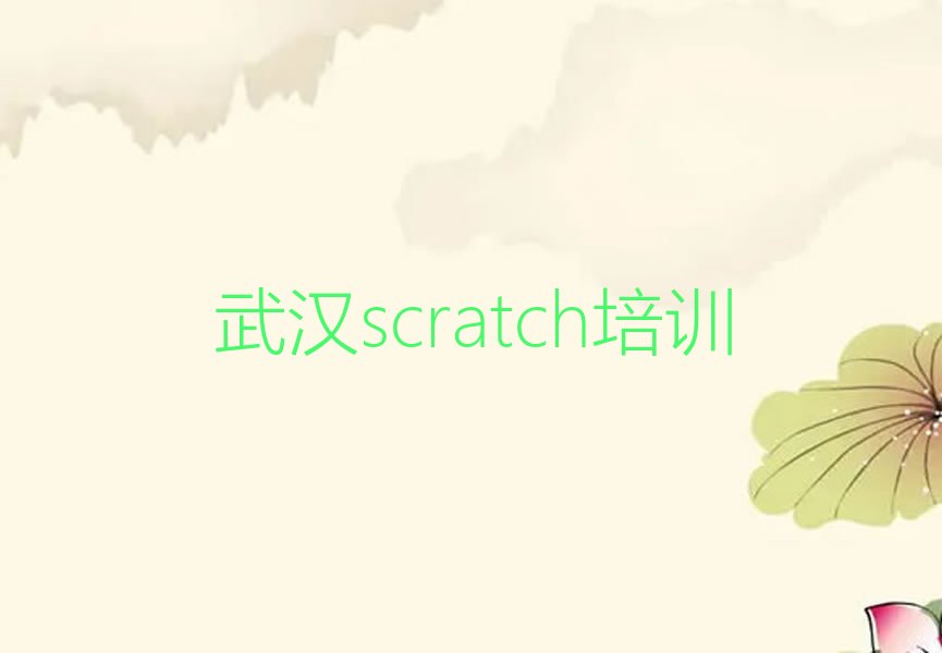 武汉黄陂区天河街道scratch培训学校