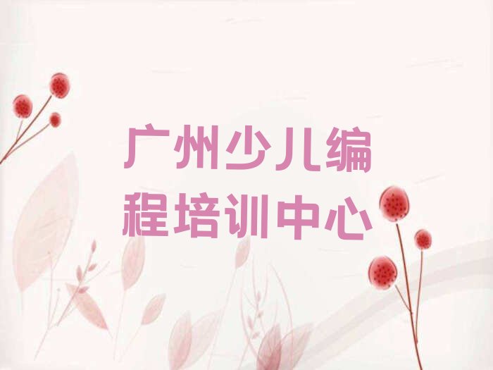 广州少儿编程培训中心