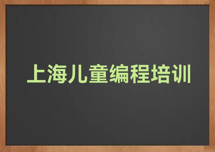 十大2025年上海黄浦区排名好的专业儿童编程培训班实力推荐今日公布一览表排行榜