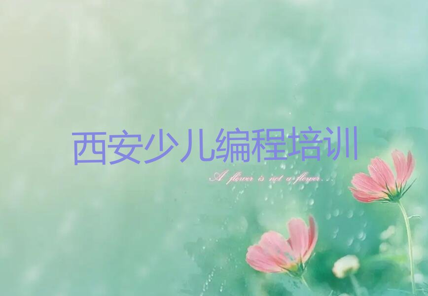 西安少儿编程培训