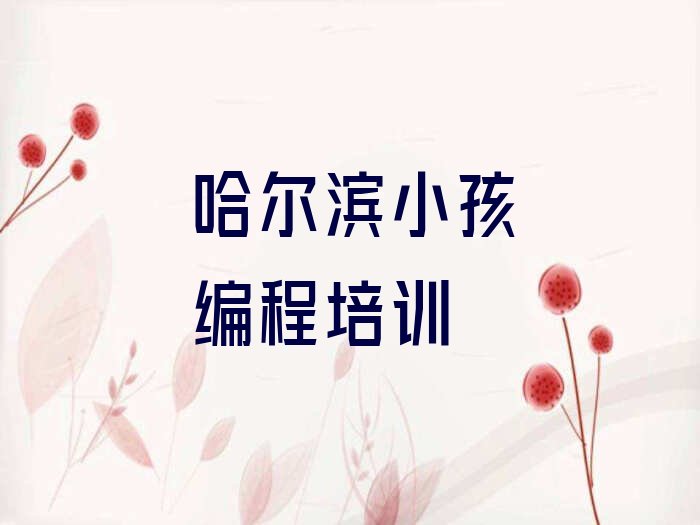 哈尔滨小孩编程培训学校