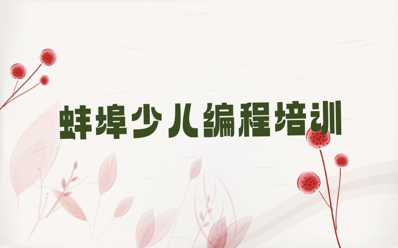 蚌埠禹会区禹会区直辖村级区划scratch趣味编程培训学校