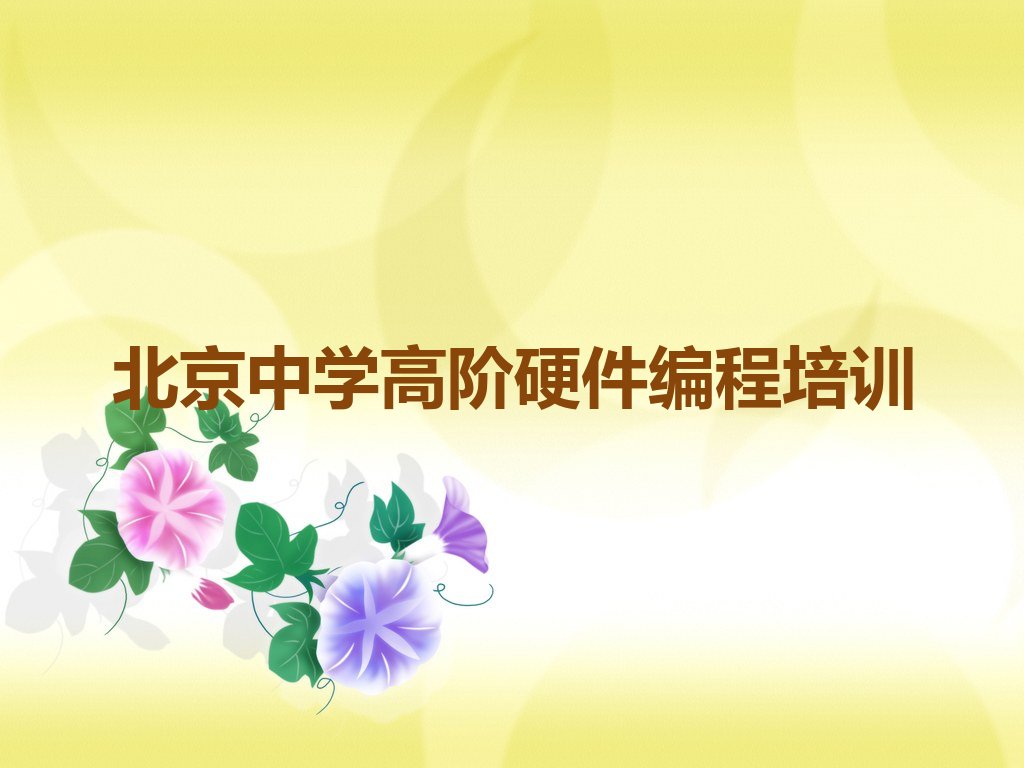 北京昌平区少儿编程培训中心