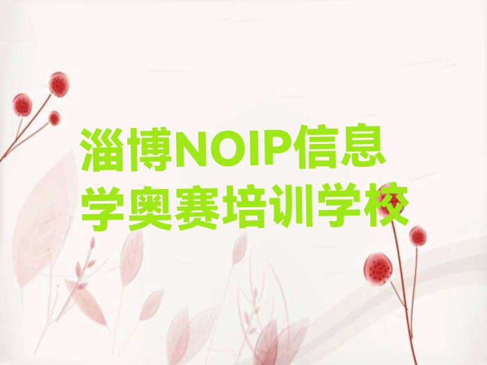 淄博NOIP信息学奥赛培训学校
