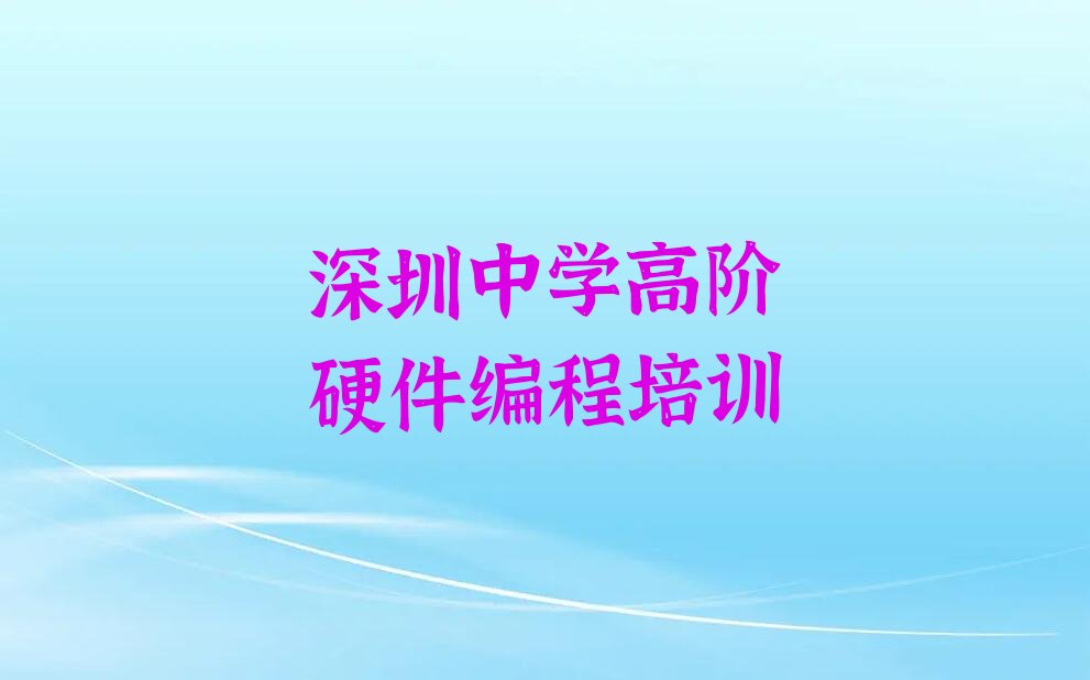 深圳罗湖区少儿编程培训