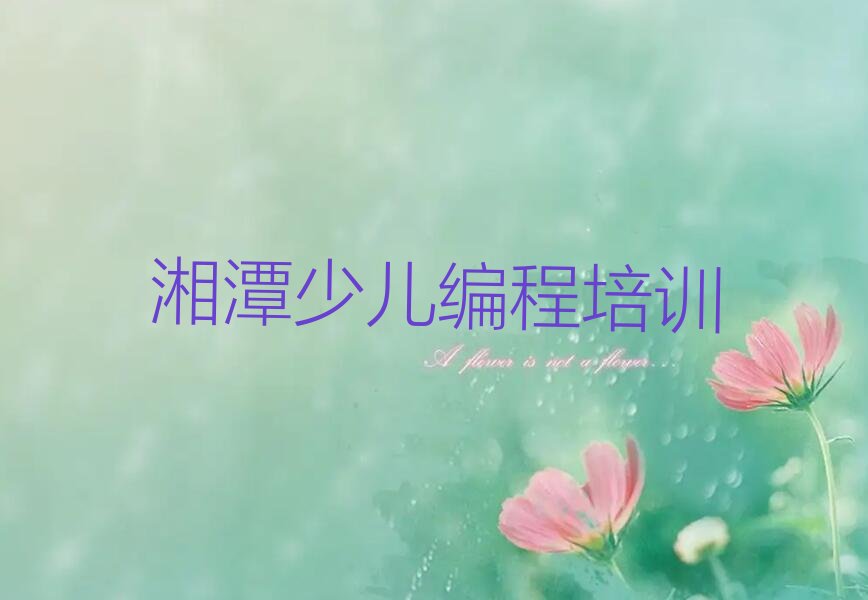 十大湘潭少儿编程班排行榜