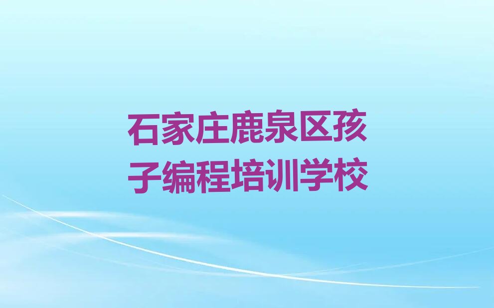 孩子编程