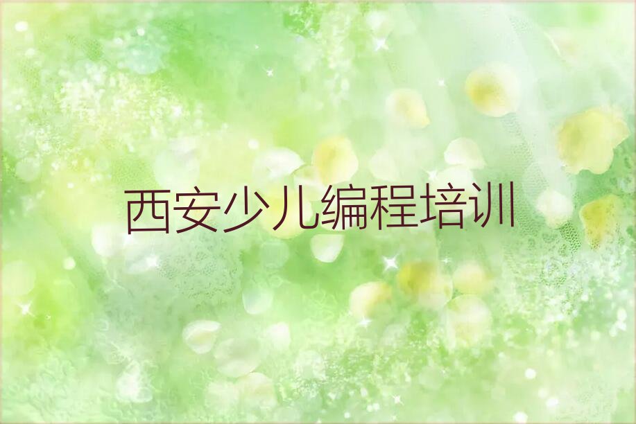 西安莲湖区环城西路少儿编程培训学校