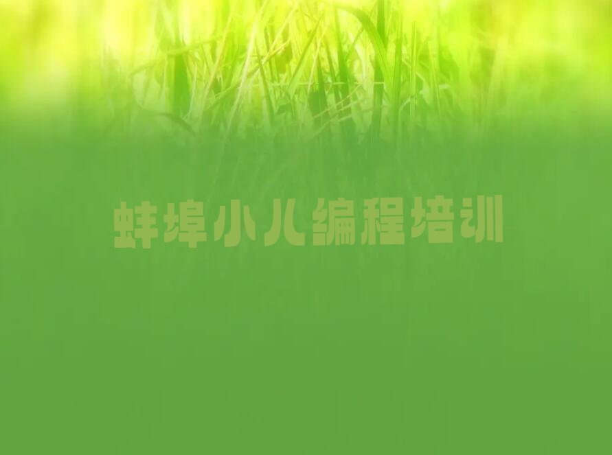 十大蚌埠吴小街镇小儿编程培训机构-提供高效、专业的培训课程排行榜名单公布一览表排行榜