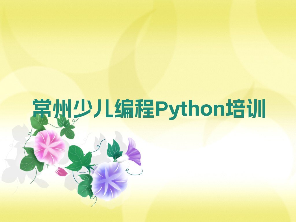 常州新北区新桥镇少儿编程培训学校