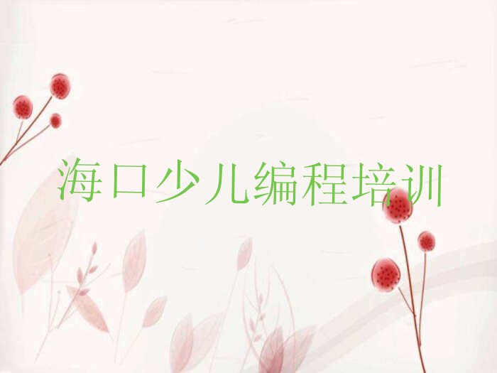 海口少儿编程培训