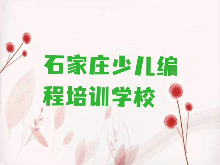 十大石家庄新华区少儿编程c++比较正规的少儿编程c++学校在哪里排行榜
