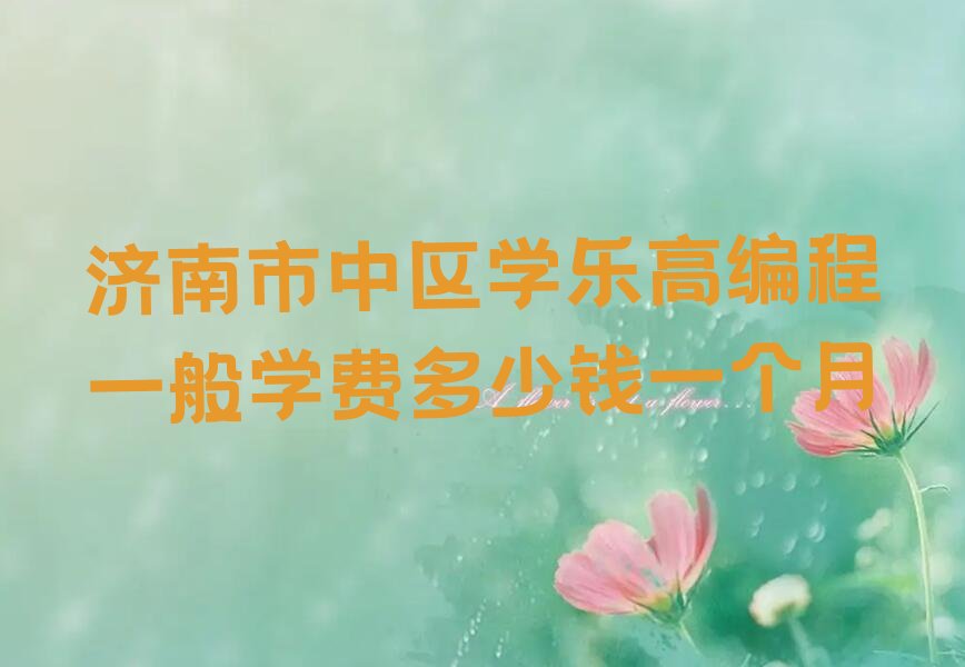 济南市中区少儿编程培训