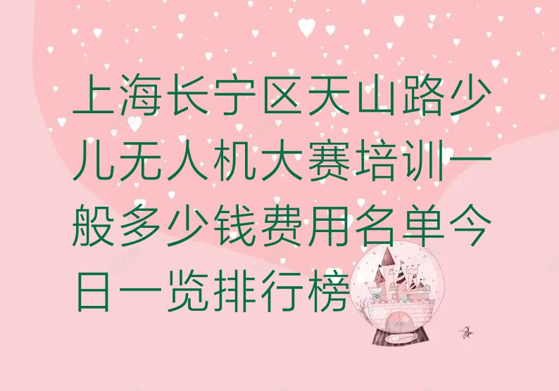 上海长宁区少儿无人机大赛培训学校
