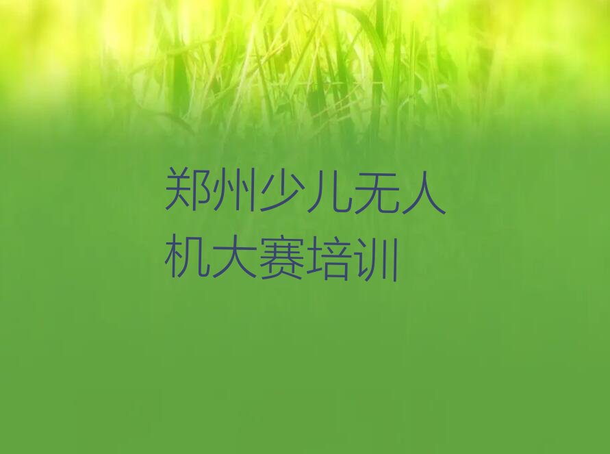 十大郑州正规专业少儿无人机大赛培训班排行榜名单公布一览表排行榜