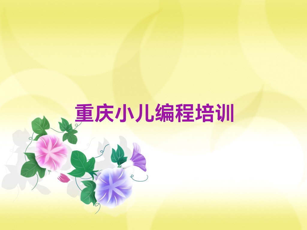 重庆南川区德隆镇少儿编程培训学校