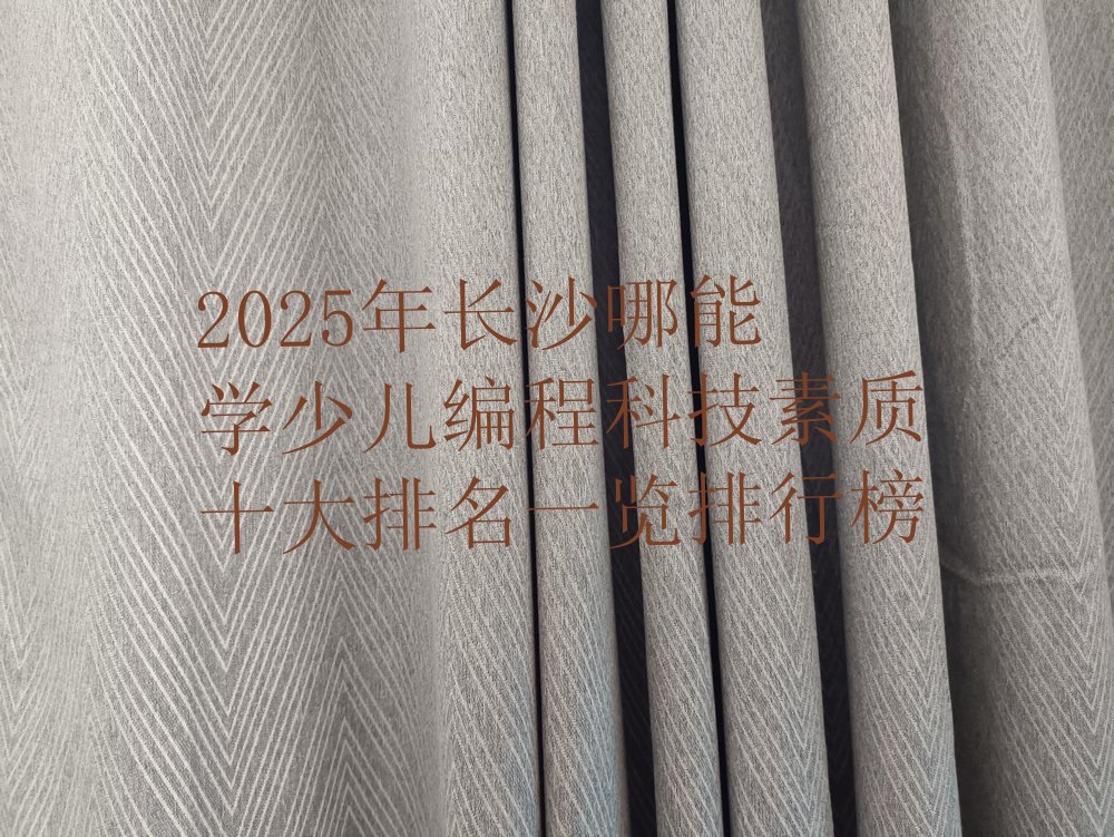 长沙岳麓区少儿编程科技素质培训学校