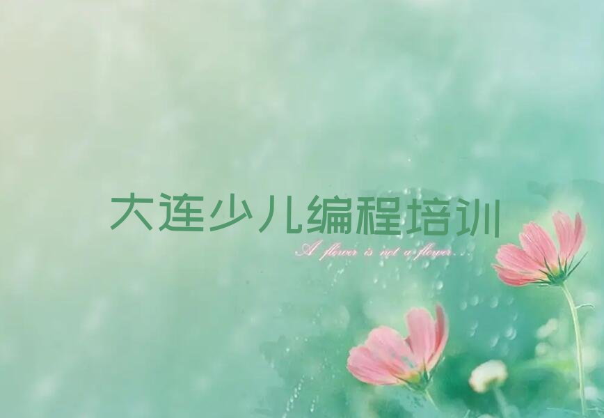 大连少儿编程培训学校